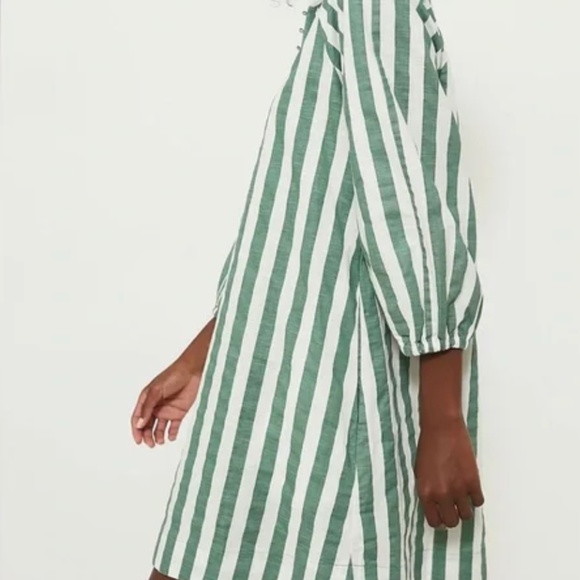 POMANDER PLACEGreen Stripe Maryse Mini Caftan sz XL - Picture 3 of 9